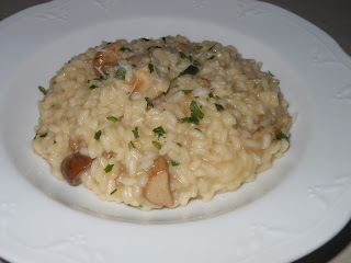 ... semplicemente risotto con porcini e salsiccia ...