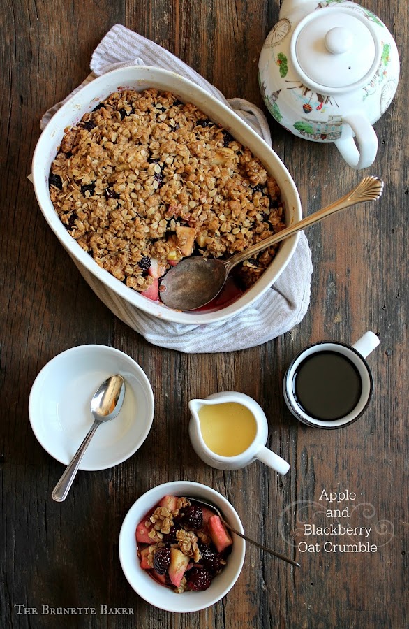 Apple and Blackberry Oat Crumble The Baker