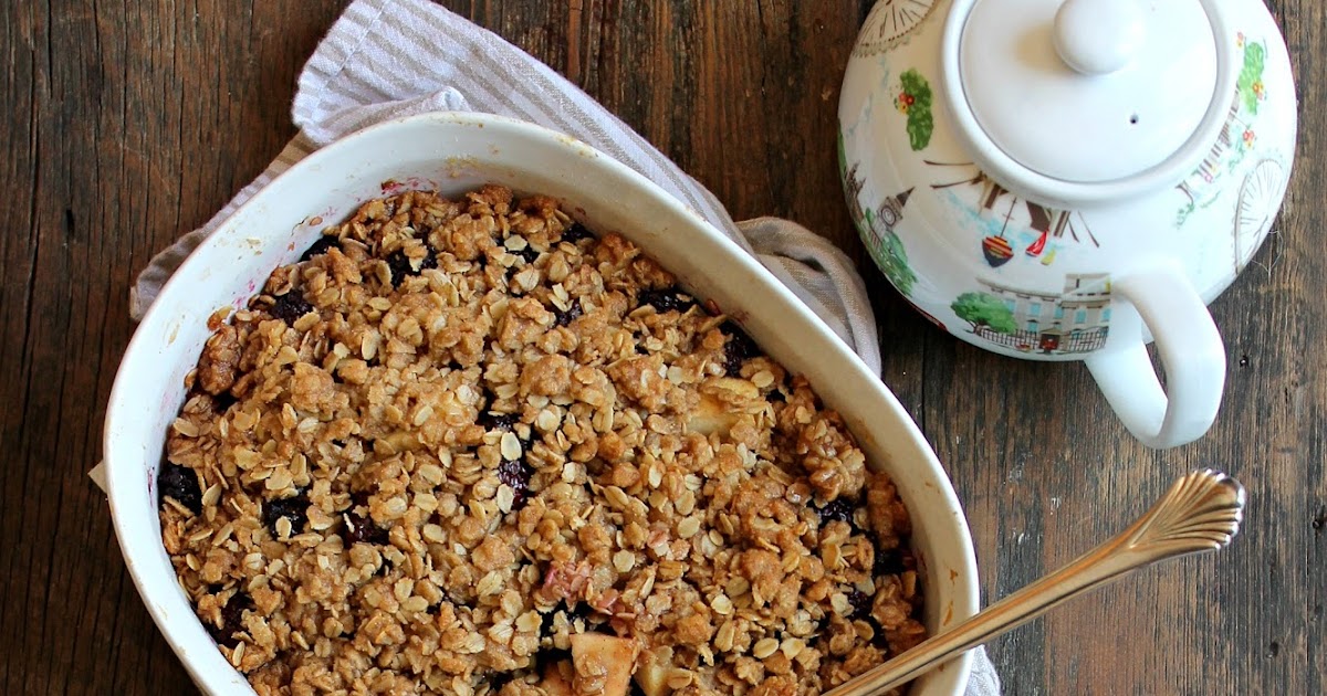 Apple and Blackberry Oat Crumble The Baker