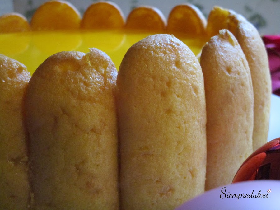 Carlota o Charlota de caquis y mandarinas (Siempredulces)