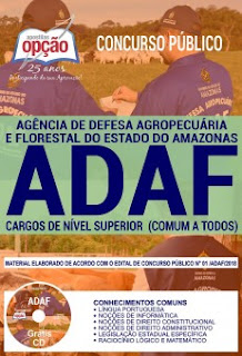 Download Apostila Concurso ADAF 2018 PDF Download Baixar Apostila Concurso ADAF 2018 PDF Download