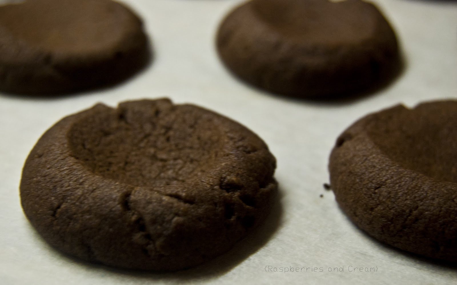 Raspberries and Cream Chocolate Drops {they're like Jam Drops, only