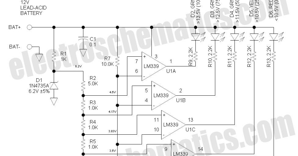 Battery Fuel Gauge Circuit Diagram