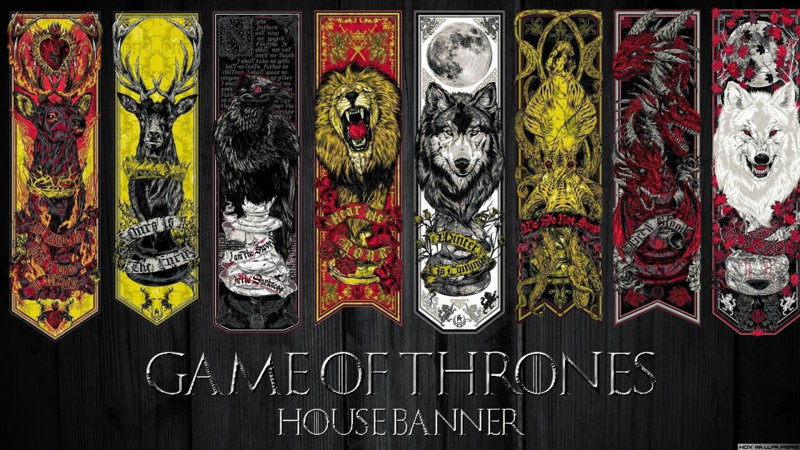 Game Of Thrones House Banners Game of Thrones
