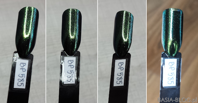 Born Pretty chameleon nail powder top grade mirror effect AliExpress pyłki kameleony do paznokci 585