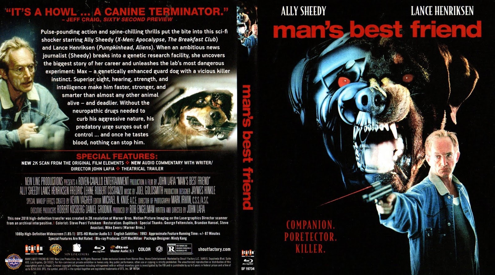 Man's Best Friend (Scream Factory) Bluray Review + Screenshots