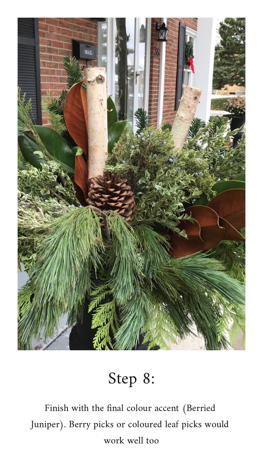 How To Make An Outdoor Christmas Planter In 8 Easy Steps Rambling Renovators