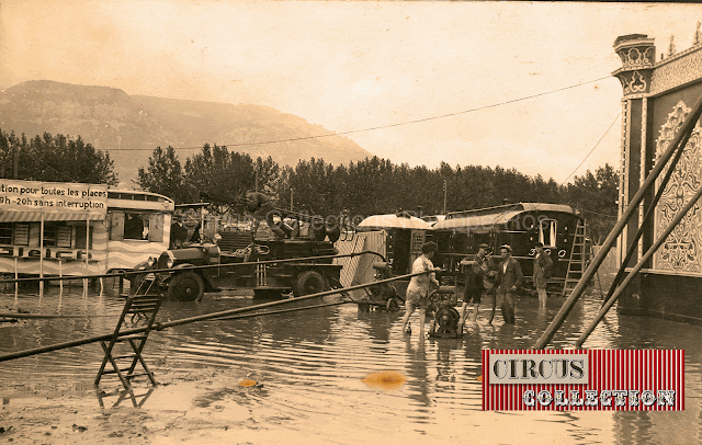 roulottes sous l'eau