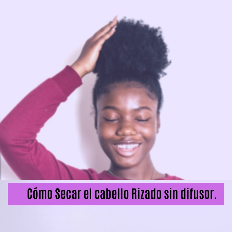Cómo Secar el cabello Rizado sin difusor. - secador de pelo profesional