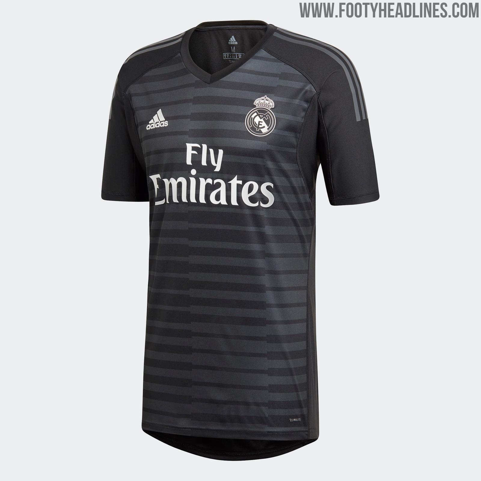 rehén Cordelia dinastía Real Madrid 18-19 Goalkeeper Home & Away Kits Released - Footy Headlines