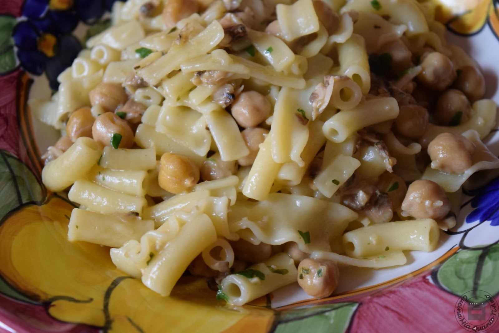 Pasta e ceci con vongole Cucina Mia Quanto Ti Amo