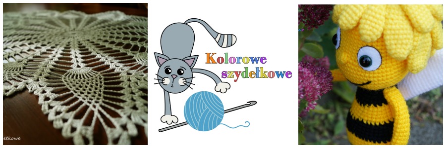 Kolorowe szydełkowe