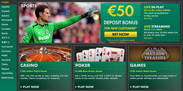 bet365 Sportsbook and Casino Betting