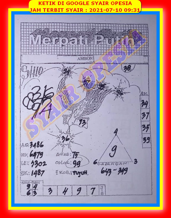 1 New Message Kode Syair Hongkong 10 Juli 2021 Forum Syair Togel Hongkong Singapura Sydney