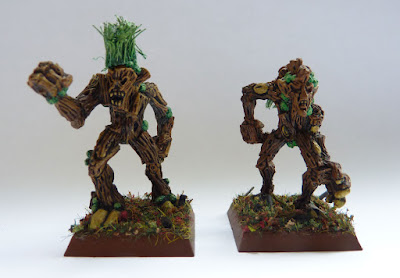 A painting update for Wood Elf Dryads from Warhammer Fantasy Battle.