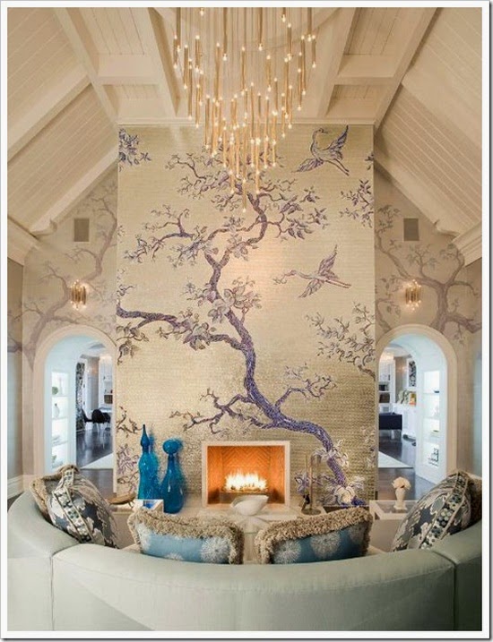 Air of novelty to the walls of the house