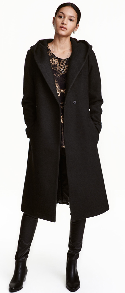 Manteau Noir Manteau Femme Hiver Black Friday Morgan Femme Manteau