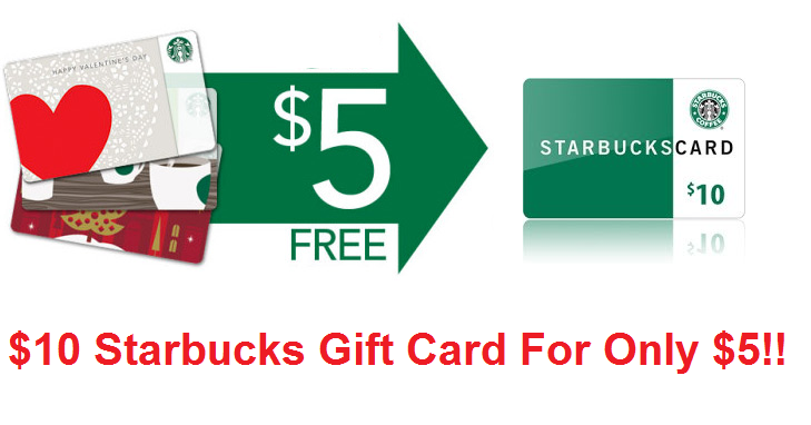 $10 starbucks gift card email delivery