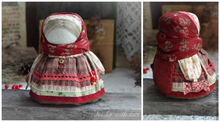 Sew DIY Folk Talisman Doll with a Candy