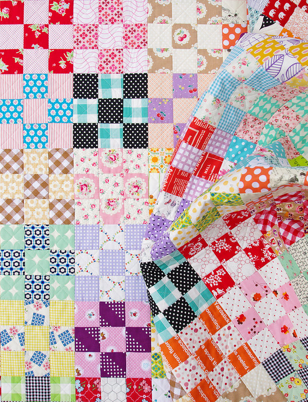 Nine Patch Checkerboard Quilt | Red Pepper Quilts