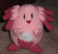 PATRON CHANSEY (POKEMON) AMIGURUMI 1822