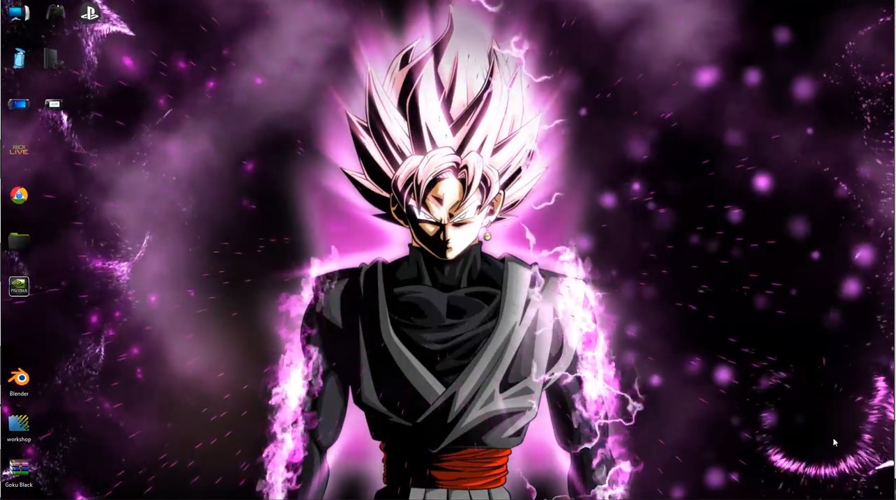 Wallpaper Engine Dragon Ball Goku Black Super Saiyan