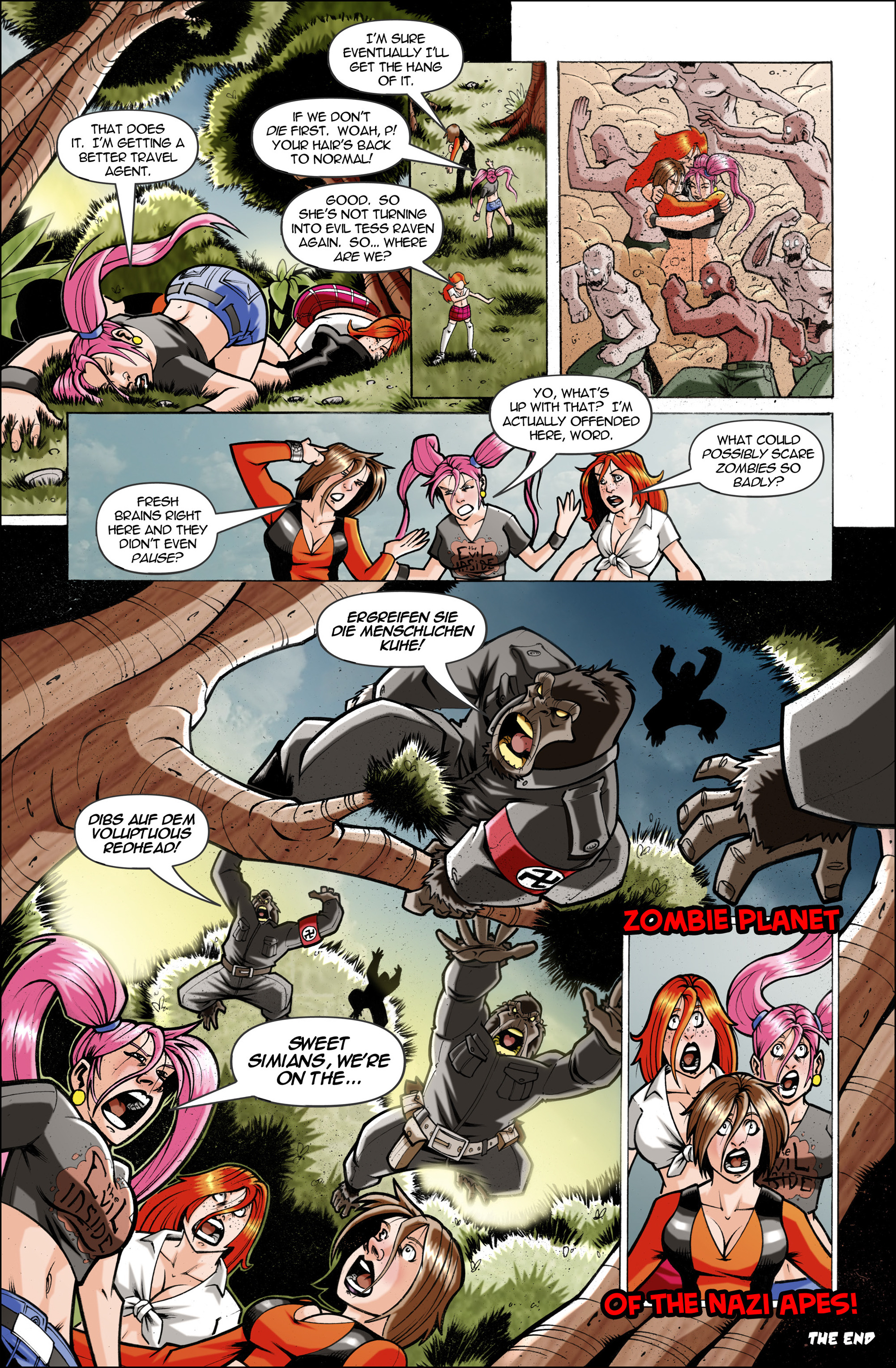 Read online Chaos Campus: Sorority Girls Vs. Zombies comic -  Issue #9 - 24