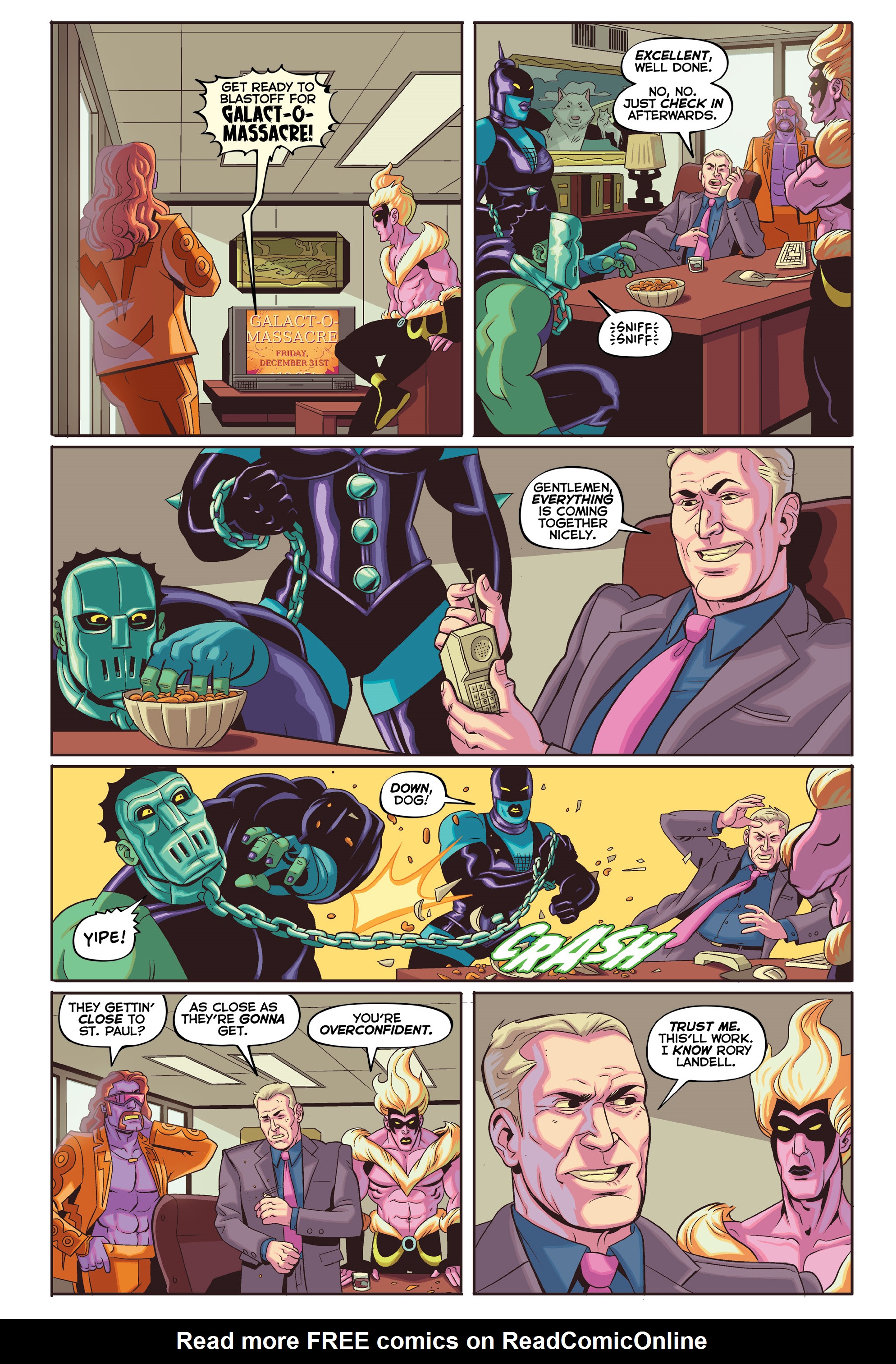 Read online Invasion from Planet Wrestletopia comic -  Issue #4 - 16