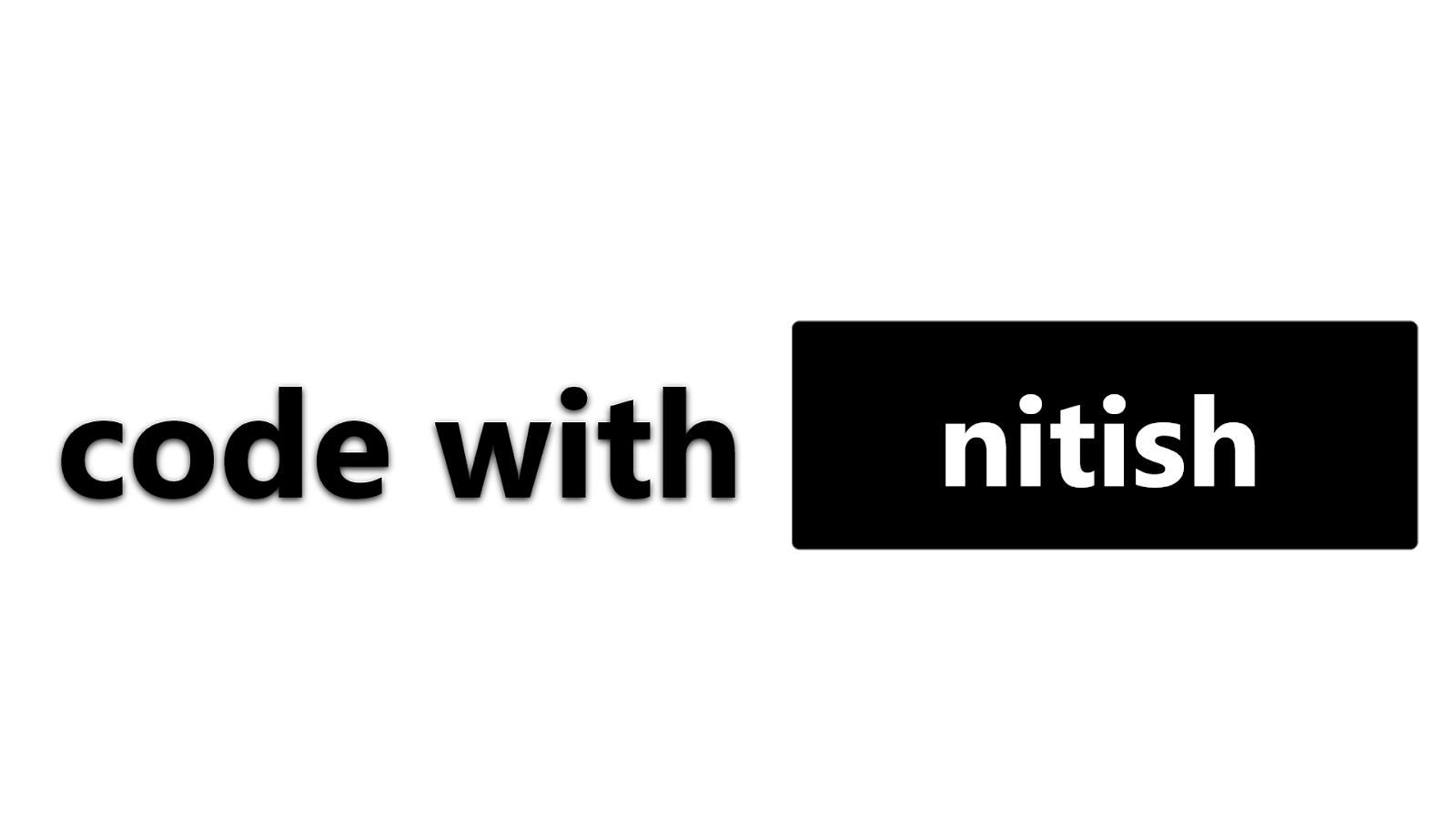 code with nitish