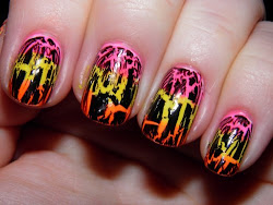 nail crackle nails designs unique polish singapore favim manicure different orange yellow maria posted definition