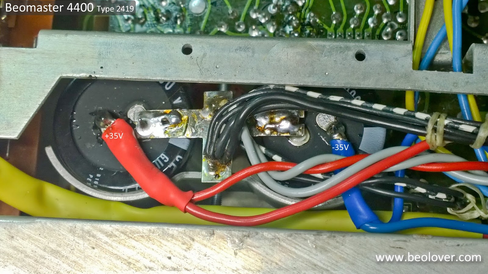 beolover Beomaster 4400 (2419) Reservoir Capacitor Replacement and