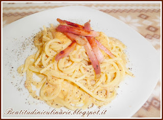 spaghetti alla crema di zucca e speck