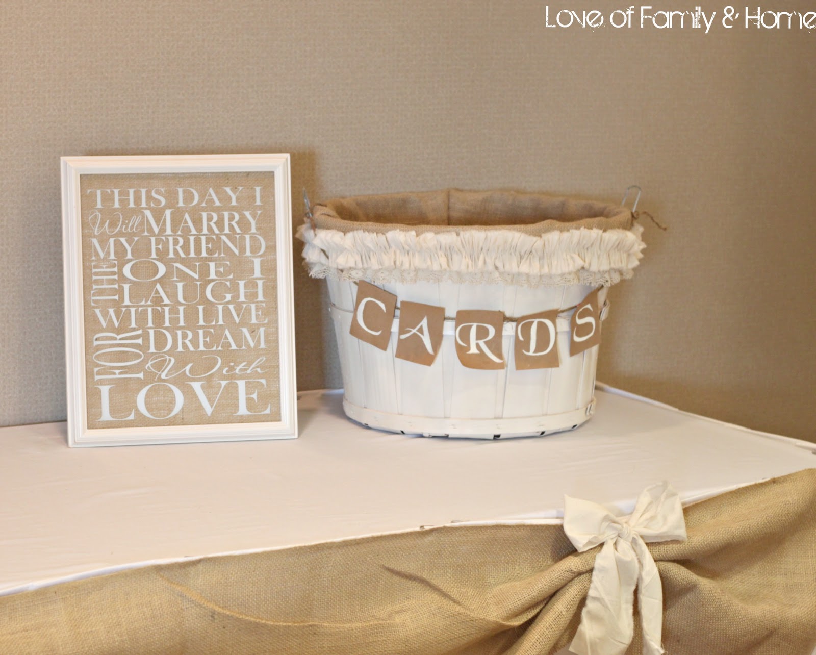 Diy Wedding Word Banners Archives Love Of Family Home