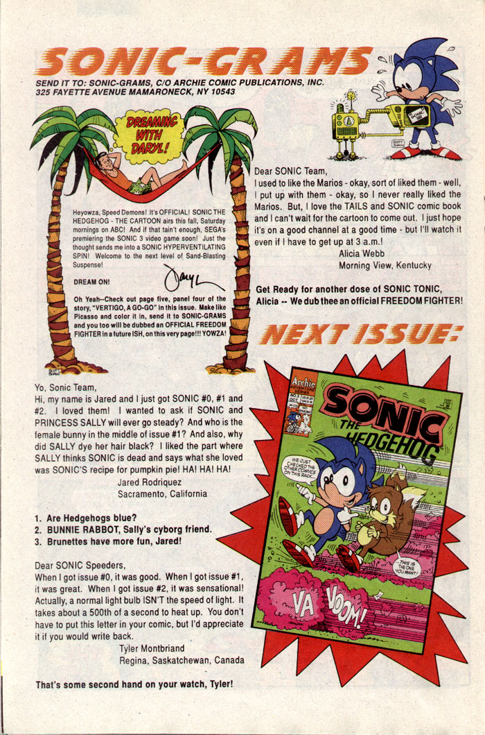 Read online Sonic The Hedgehog comic -  Issue #2 - 28