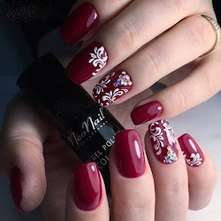nail flower easy designs