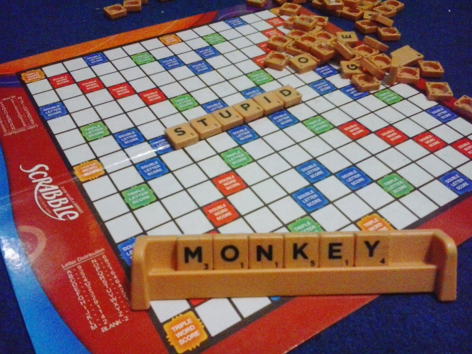 Scrabble Stupid Monkey