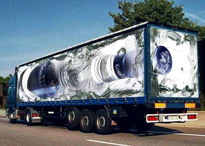 Awesome Truck Side Advertising.