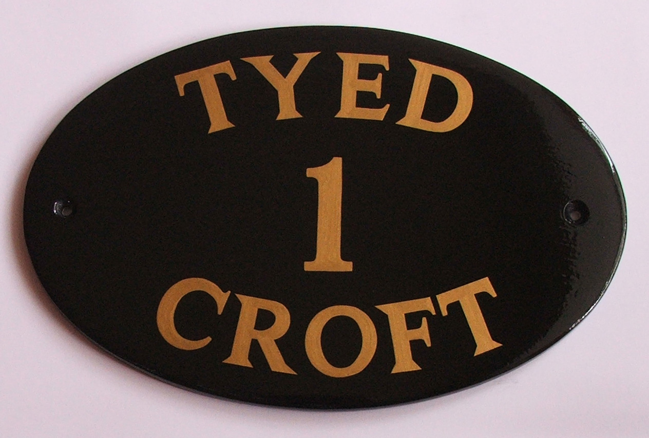 Hand Painted House Signs by Ceramic Art Hand painted ceramic house