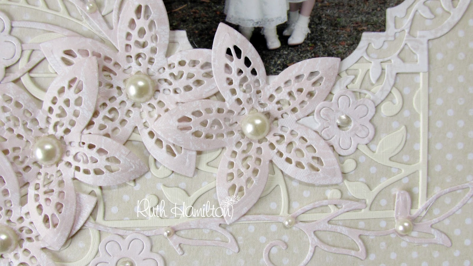A Passion For Cards Tonic Studios die cut embellishments for wedding
