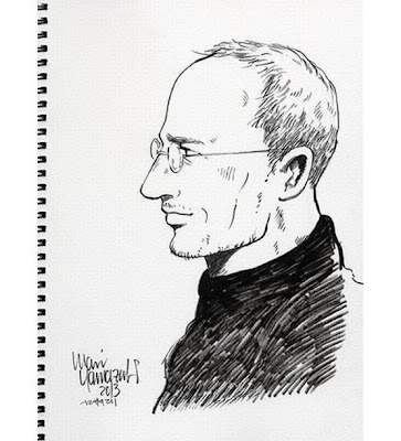 Imagem de perfil de Steve Jobs versão manga (Divulgação)
