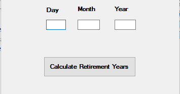 Retirement Years Calculator In C# - Tech Spider