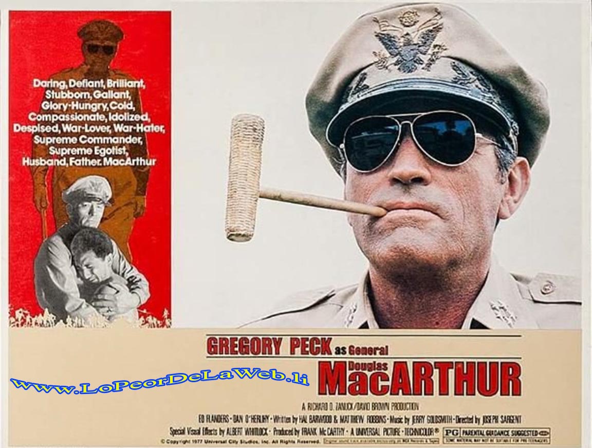 MacArthur (1977 / Gregory Peck - Bélica - Biográfica)