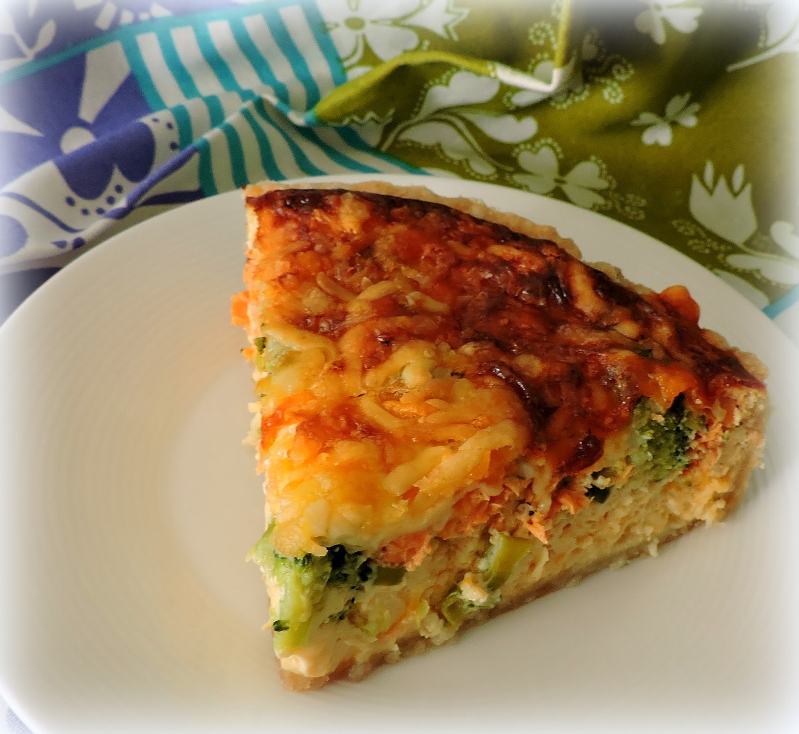 Salmon and Broccoli Quiche The English Kitchen