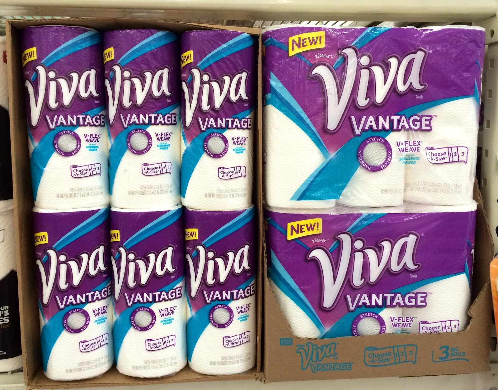 Viva Vantage Paper Towels now available at Walmart!