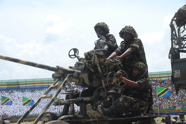 Image result for Tanzania military guns