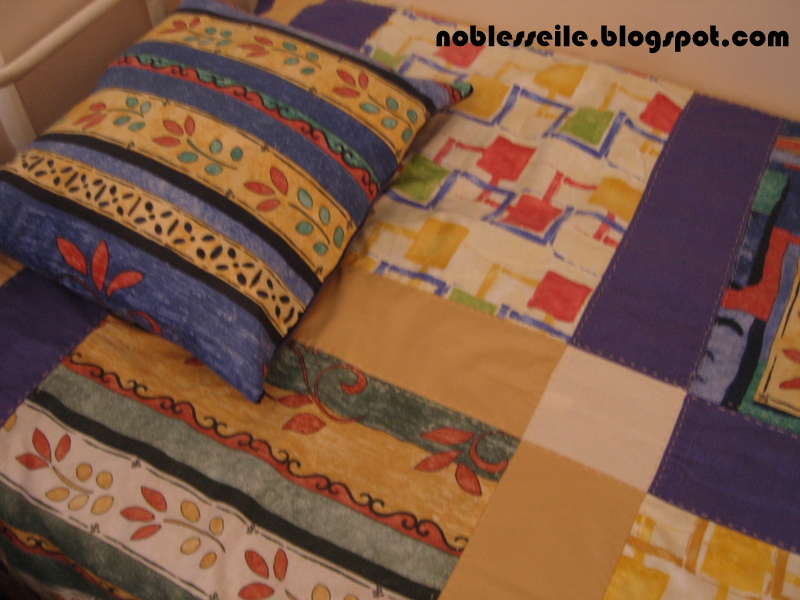 NOBLESSE Artık Kumaşlarla Yatak Örtüsü