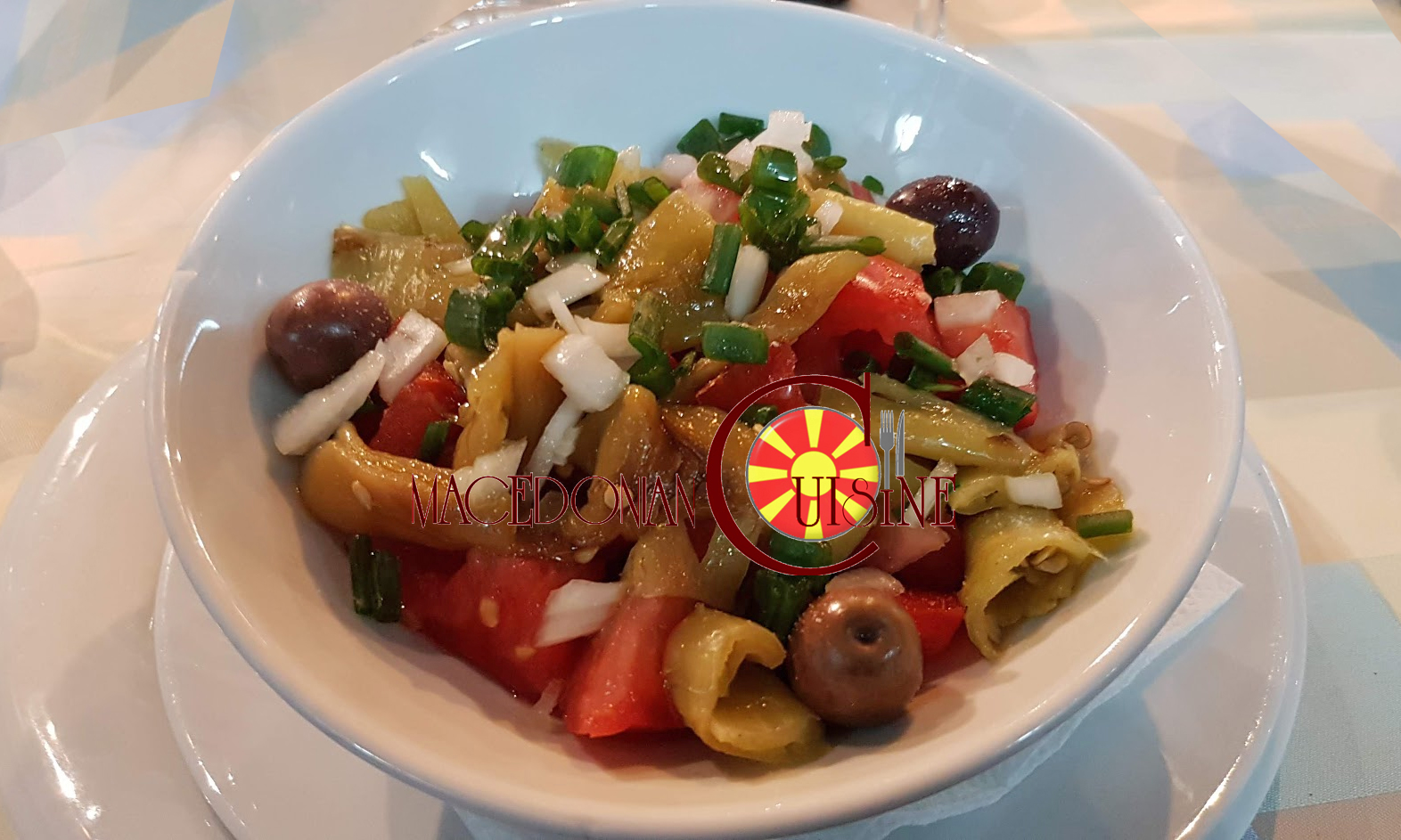 SIMPLE MACEDONIAN SALAD Macedonian Cuisine