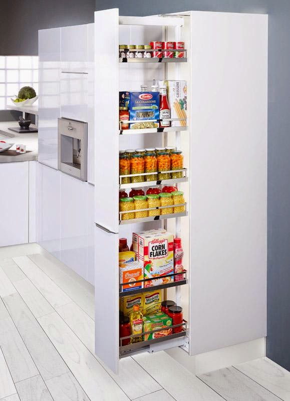 Soluciones de espacio para cocinas pequeñas.
