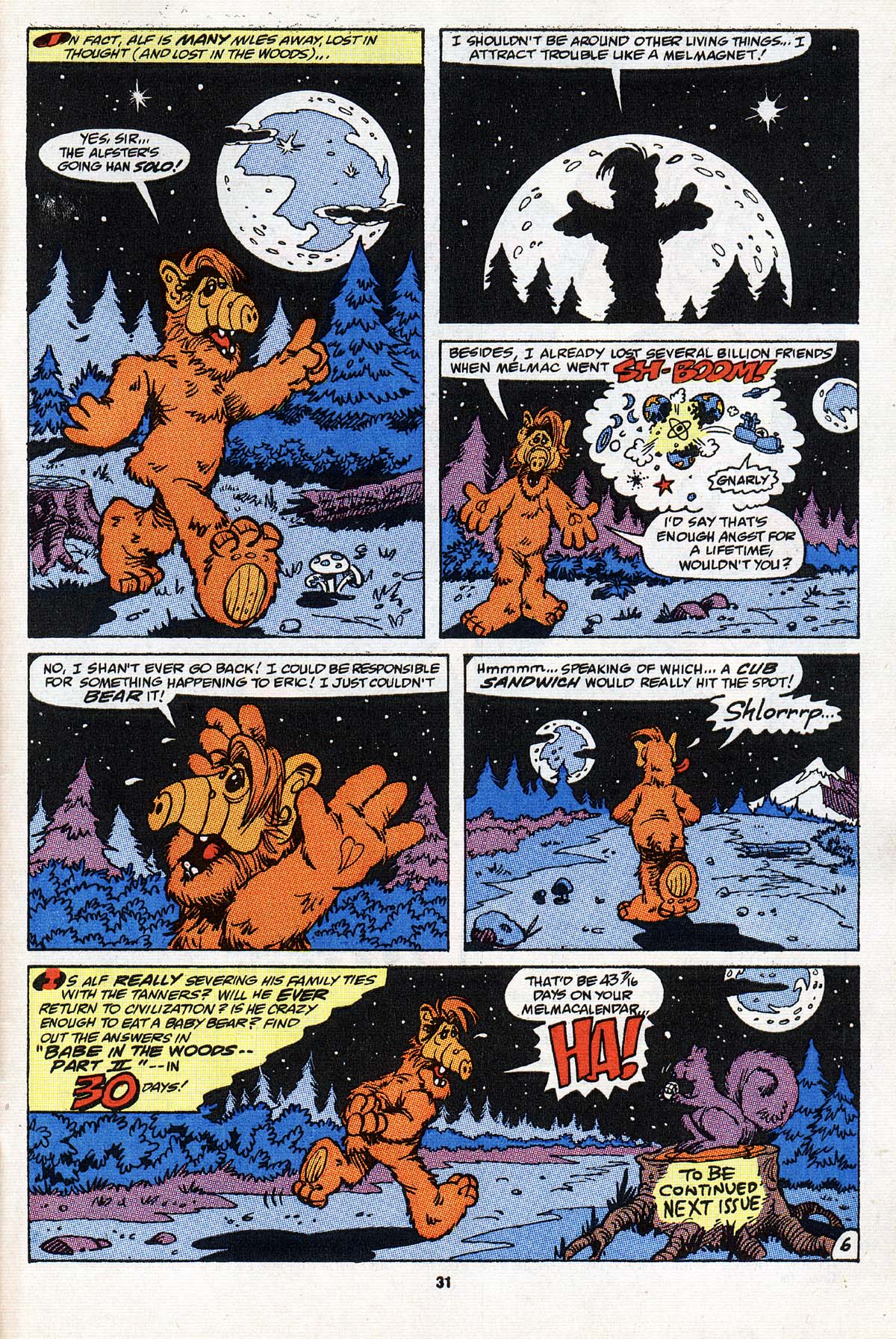 Read online ALF comic -  Issue #20 - 23