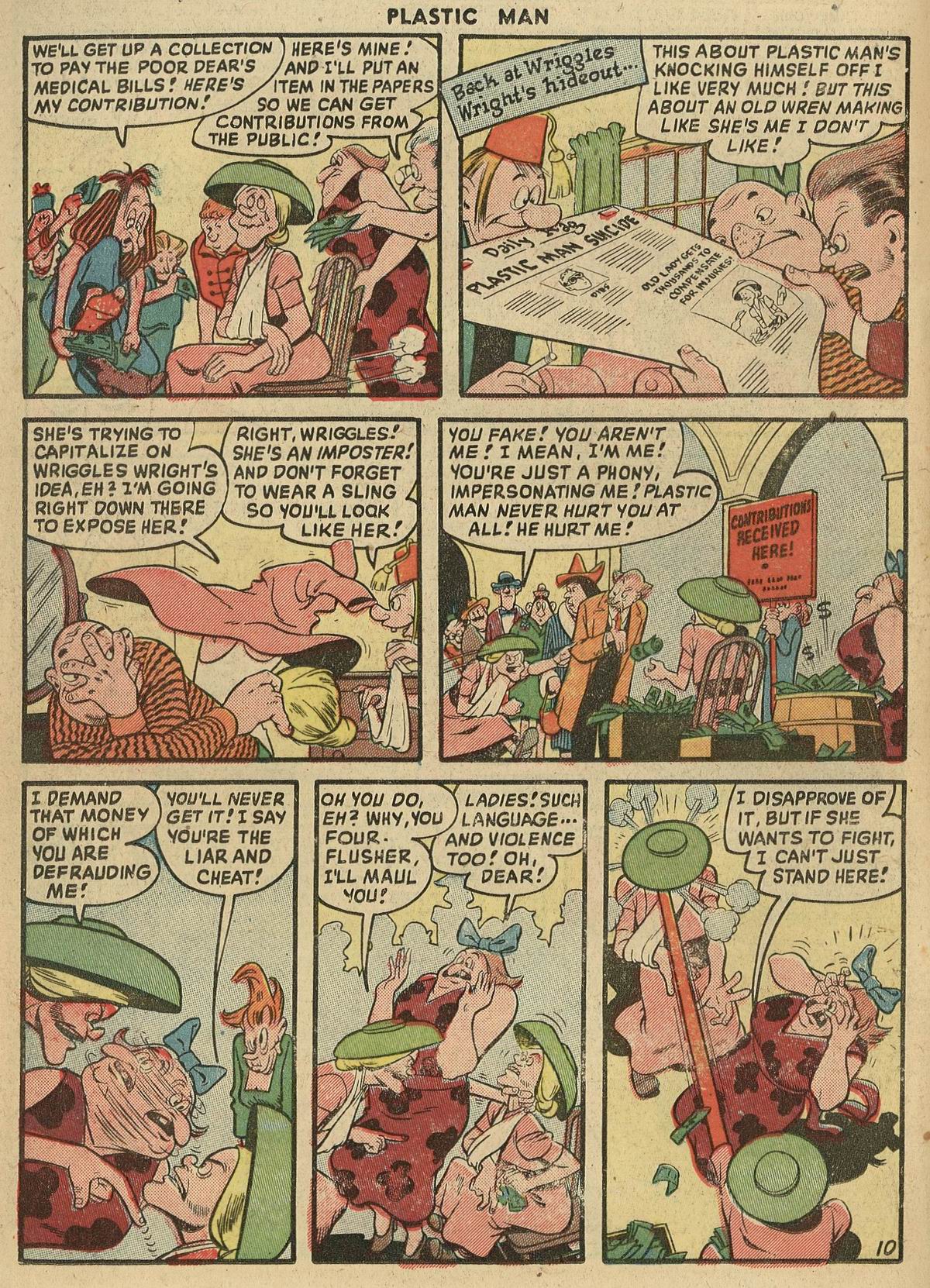 Read online Plastic Man (1943) comic -  Issue #16 - 25